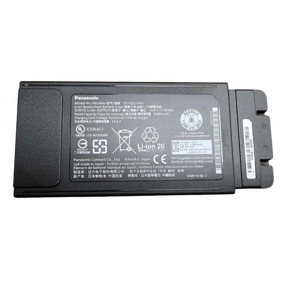 Panasonic FZ-VZSU1HU Battery – 68Wh Li-Ion For Toughbook FZ-55 (10.65V, 6300mAh)
