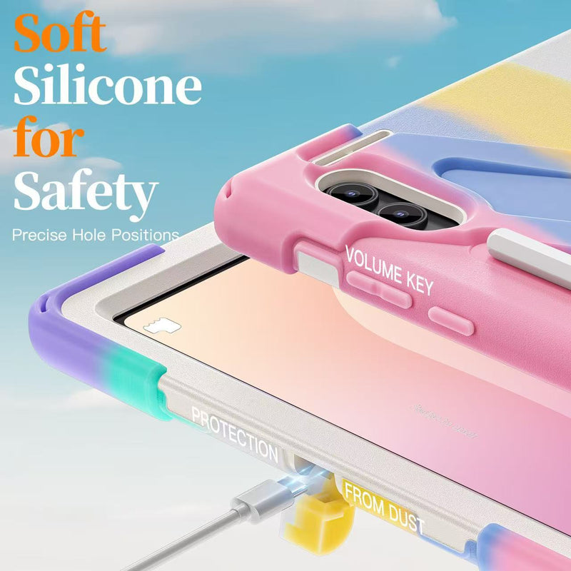 Load image into Gallery viewer, Samsung Galaxy Tab S11 Ultra (2025) 14.6" - Heavy Duty 360 Degree Rotate Stand Hand Strap Case With Shoulder Strap - i-Station Mobile Phone & Electronic Device Repair and Accessories