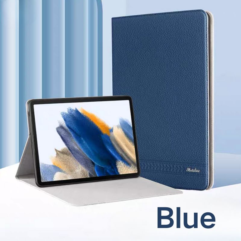 Load image into Gallery viewer, Samsung Galaxy Tab A9 2023 8.7" (SM-X110/X115) - Soft Full Cover Genuine Leather Slim Flip Cover Case - i-Station Mobile Phone & Electronic Device Repair and Accessories