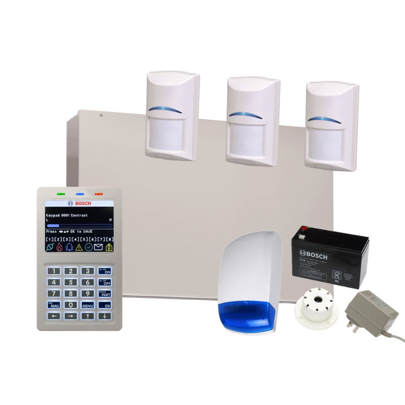 Chargez l'image dans la visionneuse de la galerie, Bosch Alarm System Solution 6000 IP Panel with 3 Pet PIR + Wi-Fi Keypad - Polar Tech Australia