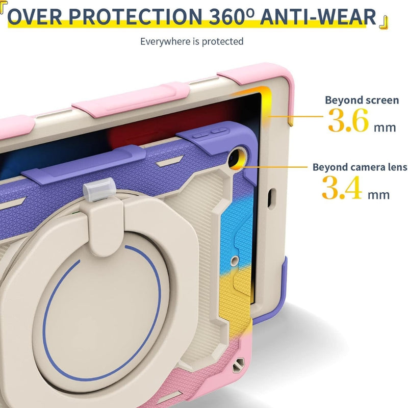 Chargez l'image dans la visionneuse de la galerie, Lenovo Tab M11/K11 11.0" inch 2024 - Silicone + PC Heavy Duty Series Case With 360° Rotating Stand - Polar Tech Australia