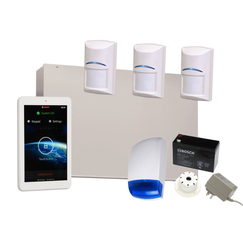 Cargue la imagen en el visor de la galería, Bosch Alarm System Solution 3000 with 3 PIR + 7 Touchscreen - Polar Tech Australia