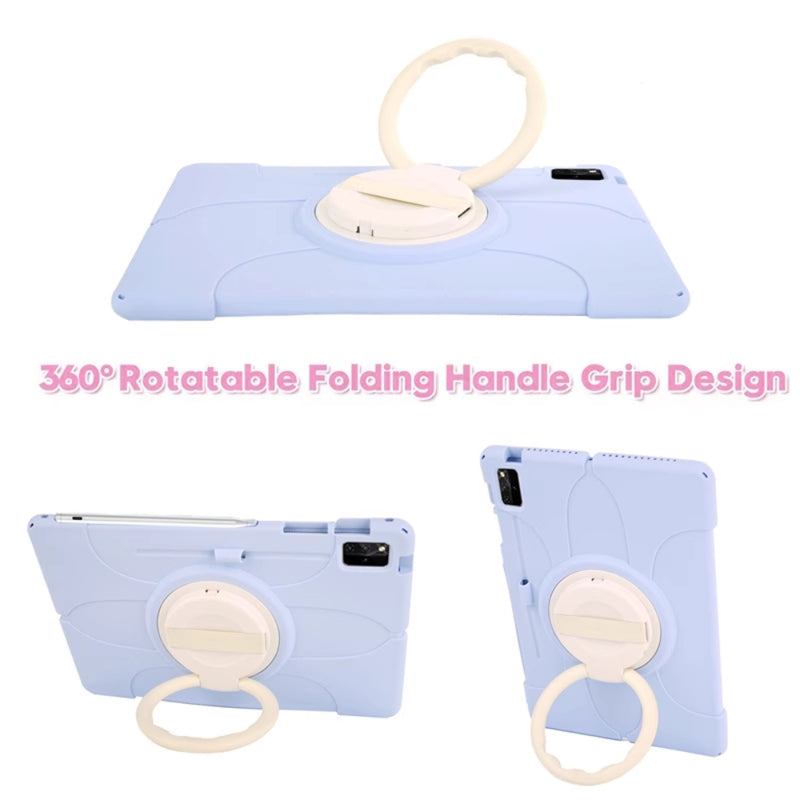 Cargue la imagen en el visor de la galería, Lenovo Idea Tab Pro 12.7" 2025 (TB373FU/TB375FC) - Soft Silicone 360° Rotating Wristband Stand Shockproof Case - Polar Tech Australia