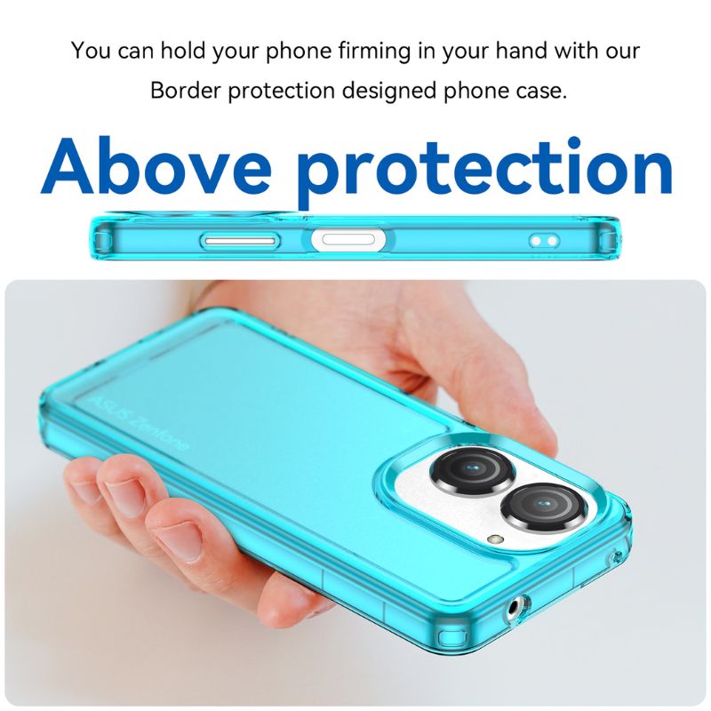 Cargue la imagen en el visor de la galería, ASUS Zenfone 9 - TPU Air Cushion Shockproof Essentials Series Soft Case - Polar Tech Australia