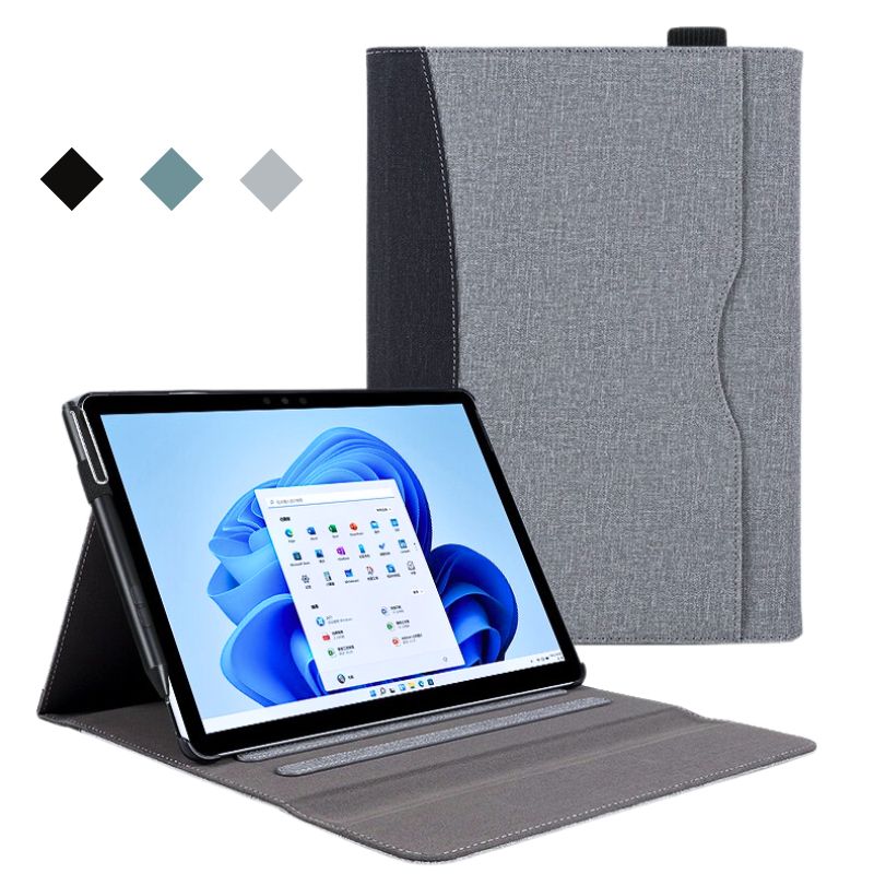 Chargez l'image dans la visionneuse de la galerie, Microsoft Surface Go 1/2/3 - PU Leather Full Protection Drop Proof Case - i-Station Mobile Phone & Electronic Device Repair and Accessories