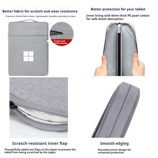 Microsoft Surface Pro X (1876) - Business Handbag Case Sleeve With Power Bank Bag - Polar Tech Australia