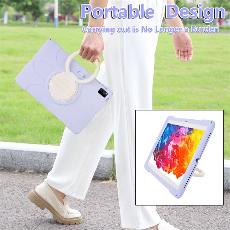 Cargue la imagen en el visor de la galería, Lenovo Idea Tab Pro 12.7" 2025 (TB373FU/TB375FC) - Soft Silicone 360° Rotating Wristband Stand Shockproof Case - Polar Tech Australia