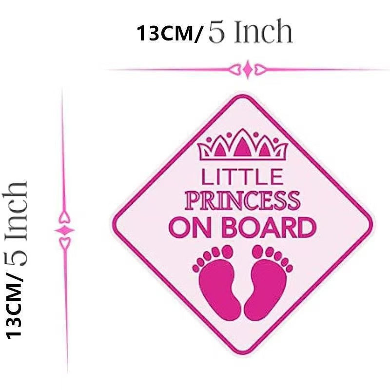 Chargez l'image dans la visionneuse de la galerie, Universal Stylish Baby On Board Car Sticker Safety Sign For Reflective & Weatherproof Safety Sticker - i-Station Mobile Phone & Electronic Device Repair and Accessories