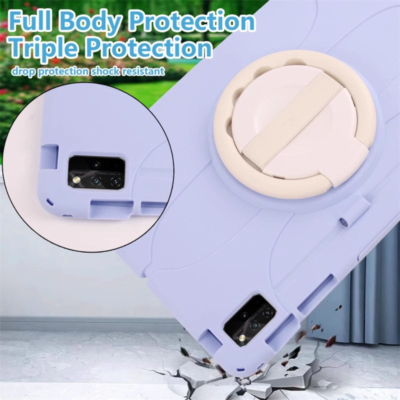 Cargue la imagen en el visor de la galería, Lenovo Idea Tab Pro 12.7" 2025 (TB373FU/TB375FC) - Soft Silicone 360° Rotating Wristband Stand Shockproof Case - Polar Tech Australia