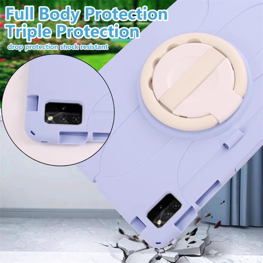 Lenovo Idea Tab Pro 12.7" 2025 (TB373FU/TB375FC) - Soft Silicone 360° Rotating Wristband Stand Shockproof Case - Polar Tech Australia