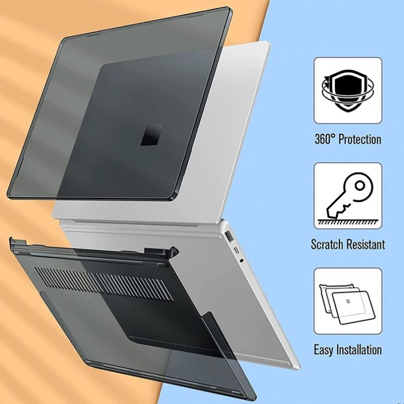 Load image into Gallery viewer, Microsoft Surface Laptop GO 1/2/3 12.4" -  Transparent & Matte Shockproof Heavy Duty Tough Case Cover - i-Station Mobile Phone & Electronic Device Repair and Accessories