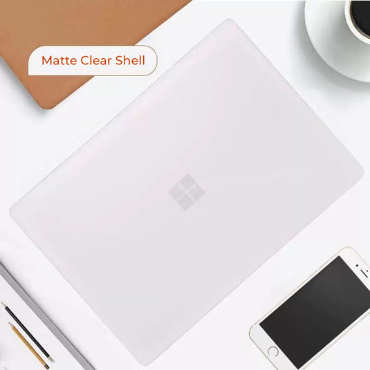Microsoft Surface Laptop GO 1/2/3 12.4" -  Transparent & Matte Shockproof Heavy Duty Tough Case Cover - i-Station Mobile Phone & Electronic Device Repair and Accessories