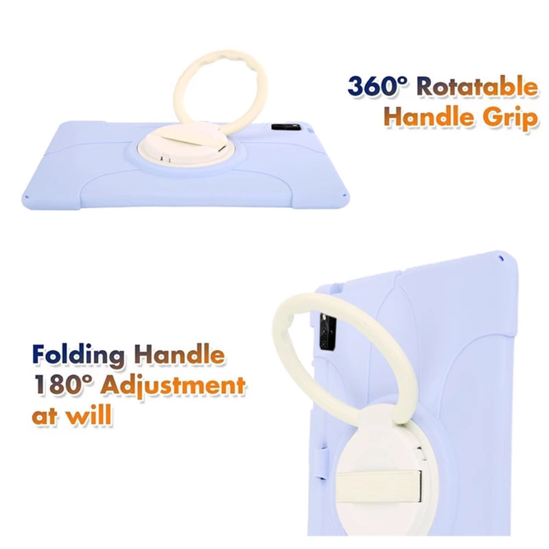 Cargue la imagen en el visor de la galería, Lenovo Idea Tab Pro 12.7" 2025 (TB373FU/TB375FC) - Soft Silicone 360° Rotating Wristband Stand Shockproof Case - Polar Tech Australia