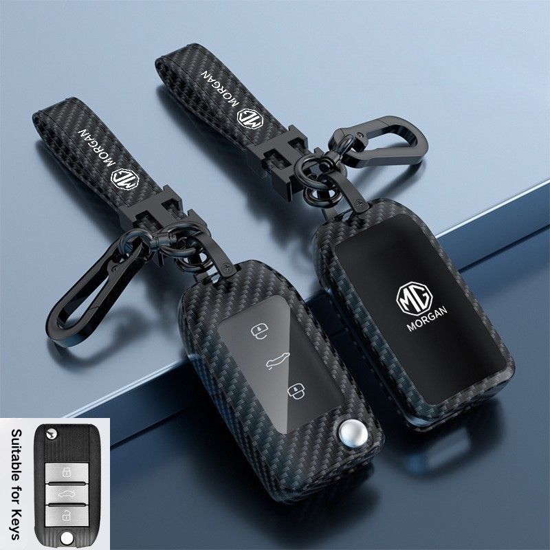 Cargue la imagen en el visor de la galería, MG Zinc Alloy + TPU Smart Car Key Fob Case Cover For MG3, MG5, MG6, MG7, GT, GSF, ONE, ZS, EV EZS, HS, EHS,ONE - Polar Tech Australia