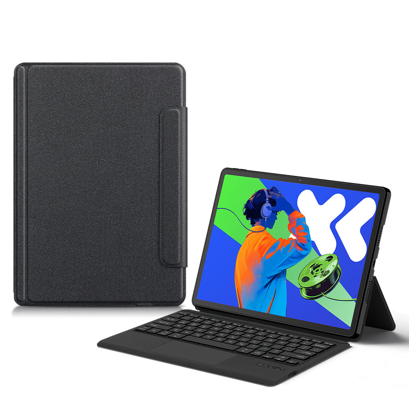 Chargez l'image dans la visionneuse de la galerie, Lenovo Idea Tab Pro 12.7" 2025 (TB373FU/TB375FC) - Bluetooth Integrated Leather Touch Rotating Keyboard Case - Polar Tech Australia