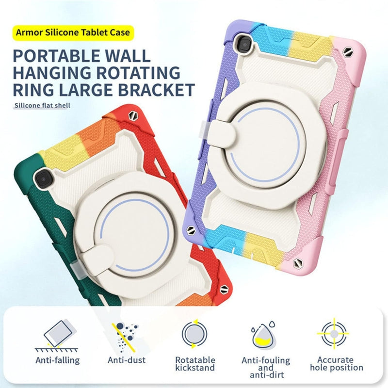 Chargez l'image dans la visionneuse de la galerie, Lenovo Tab M11/K11 11.0" inch 2024 - Silicone + PC Heavy Duty Series Case With 360° Rotating Stand - Polar Tech Australia