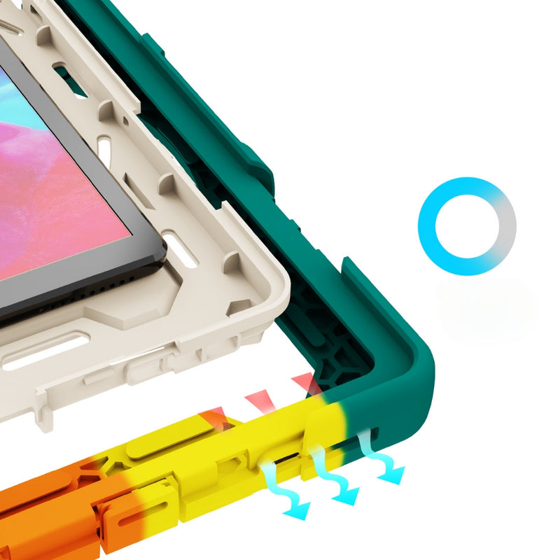 Chargez l'image dans la visionneuse de la galerie, Lenovo Tab M11/K11 11.0" inch 2024 - Silicone + PC Heavy Duty Series Case With 360° Rotating Stand - Polar Tech Australia