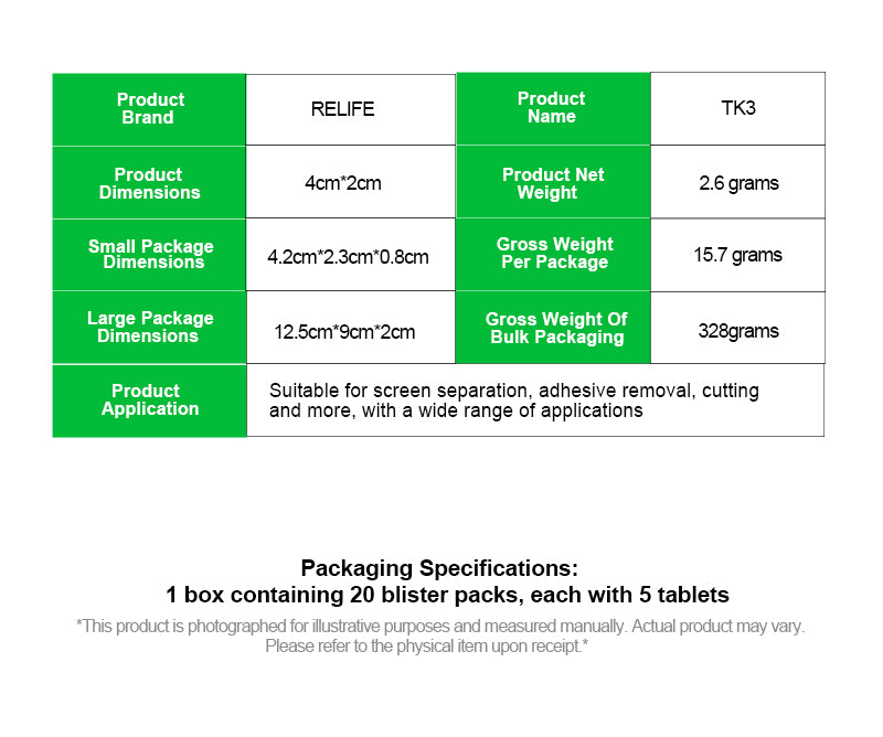 Chargez l'image dans la visionneuse de la galerie, RELIFE TK3 Mobile Phone Repair Blade/100 pieces