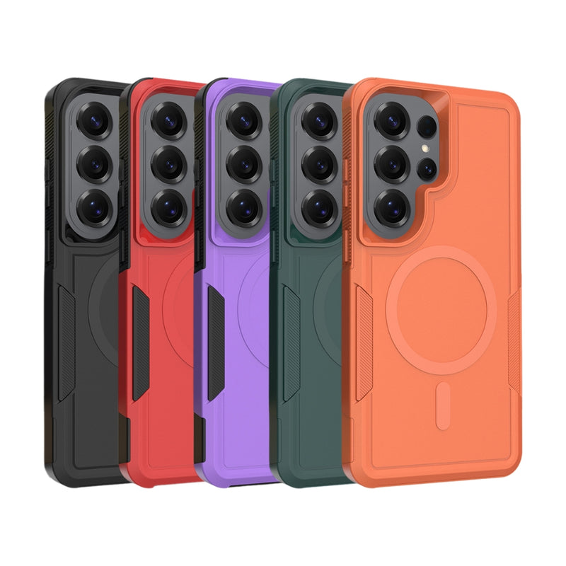 Cargue la imagen en el visor de la galería, Samsung Galaxy S26 / S26 Plus / S26 Ultra - PC + TPU 2-in-1 Magnetic Shockproof Protective Case