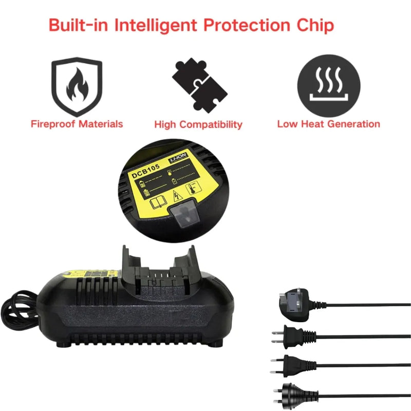 Load image into Gallery viewer, Replacement Charger For Dewalt 12V-20V / 3A Electrical Tool Li-ion Battery - Polar Tech Australia