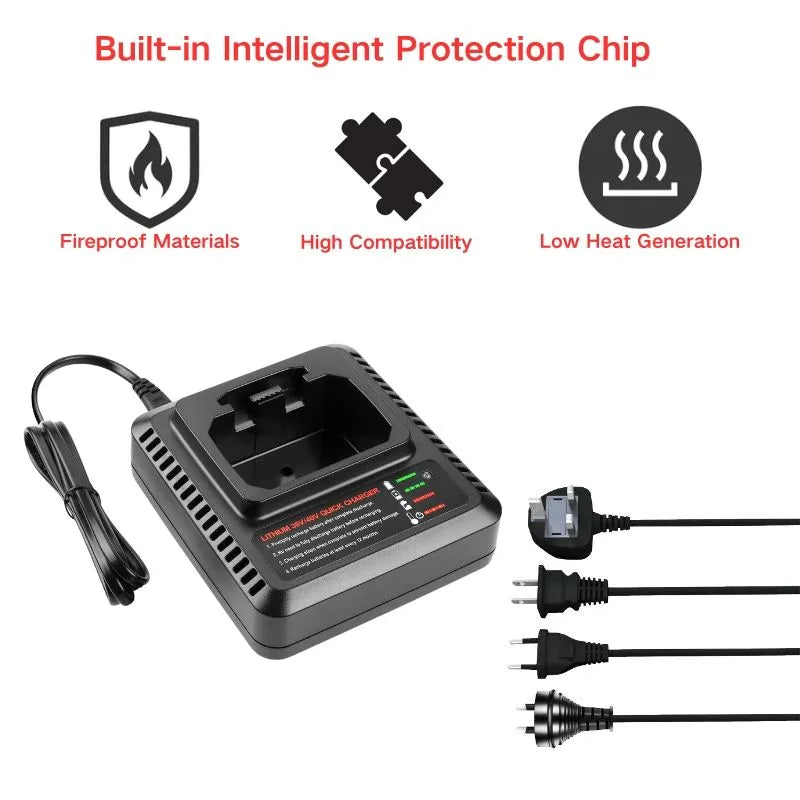 Load image into Gallery viewer, Replacement Charger For Black & Decker 36V-40V Electrical Tool Li-ion Battery - Polar Tech Australia