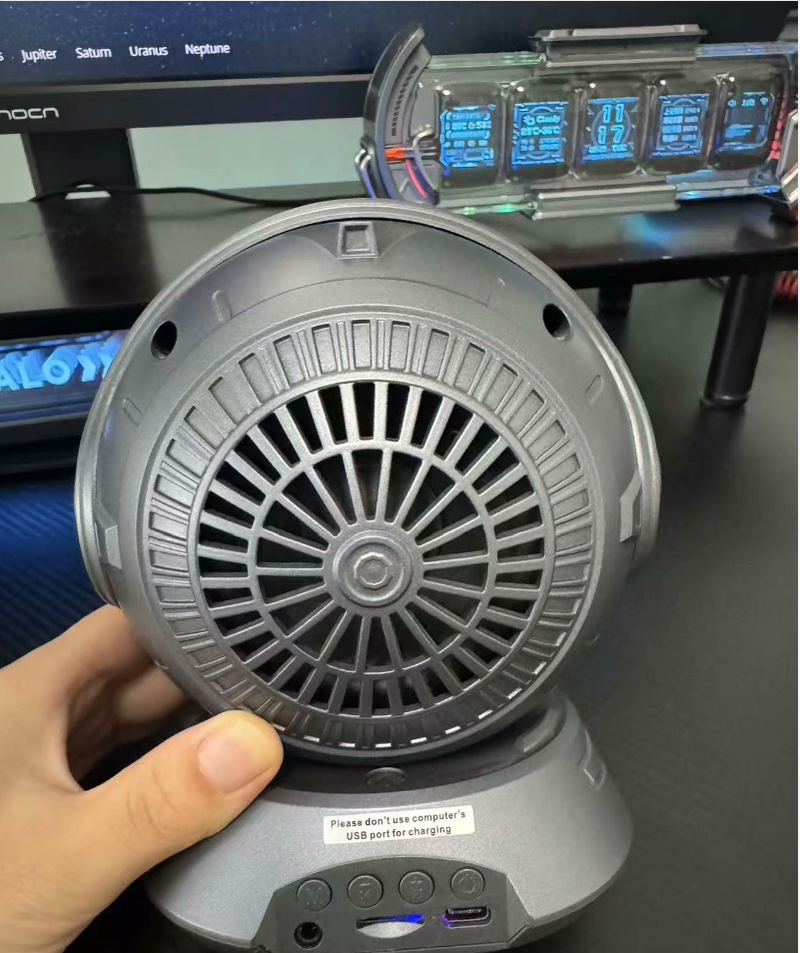 Chargez l'image dans la visionneuse de la galerie, Magnetic Fluid Speaker, Dancing Ferrofluid Music Rhythm Lamp, 360° Surround Sound Touch Wireless Bluetooth Speaker Living Room Desktop