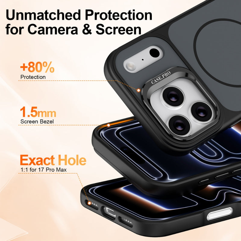 Cargue la imagen en el visor de la galería, Apple iPhone 18 Pro - Bright Color Contrast Skin-feel Camera Bracket Magsafe Phone Case