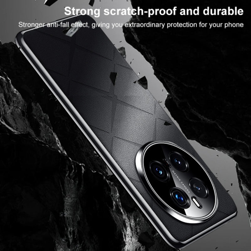 Load image into Gallery viewer, Honor Magic7 Pro (PTP-N49, PTP-AN10) - Plain Leather PC Phone Case - Polar Tech Australia