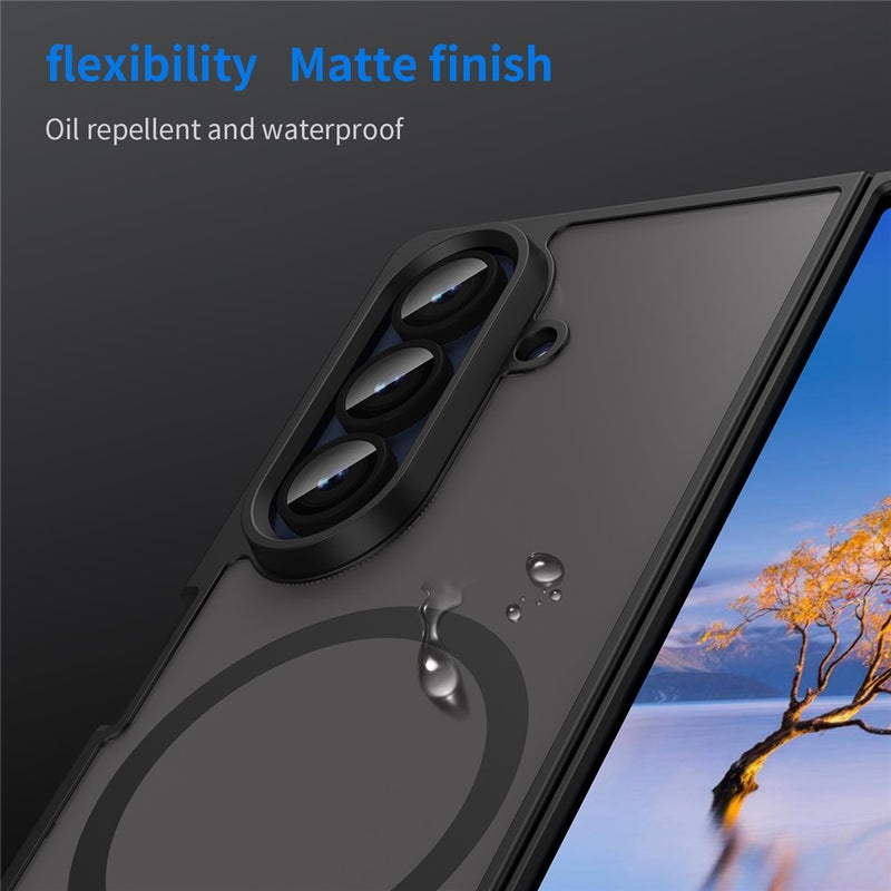 Load image into Gallery viewer, Samsung Galaxy Z Fold7 5G - Fan Dun Series TPU Hybrid PC Frosted Magsafe Phone Case - Polar Tech Australia