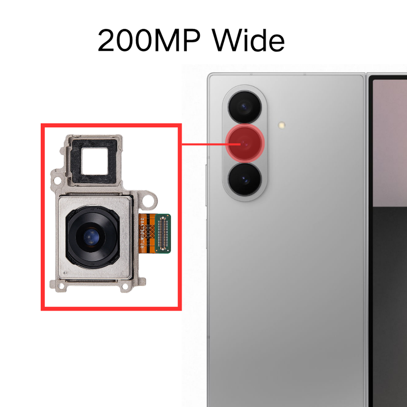 Cargue la imagen en el visor de la galería, Samsung Galaxy Z Fold 7 5G (SM-F966) - Back Rear Camera Replacement Glass Lens - Polar Tech Australia