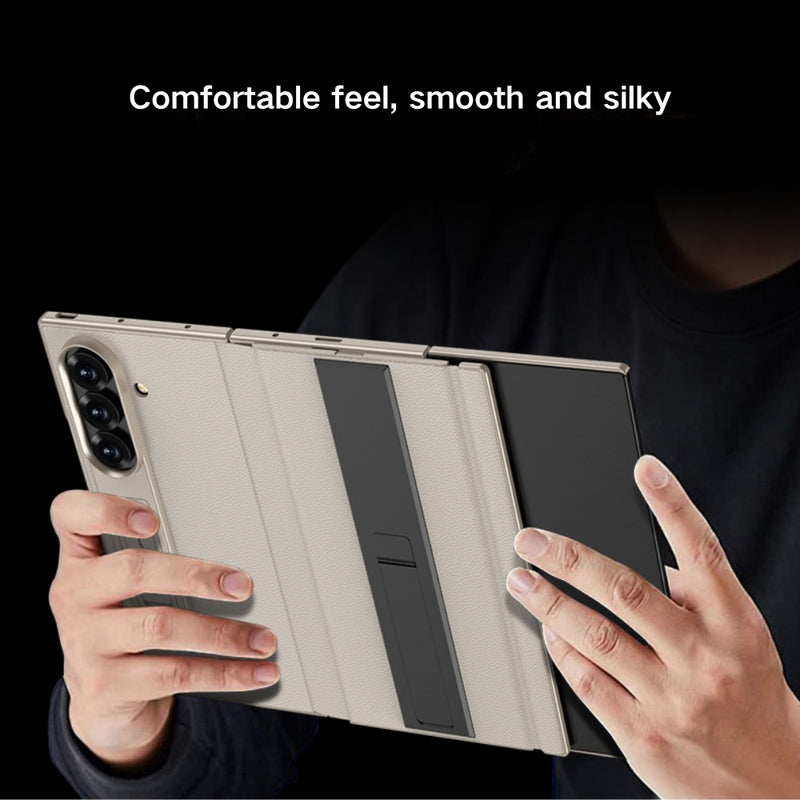 Load image into Gallery viewer, Samsung Galaxy Z TriFold - Business Flip Leather Cover with Integrated Screen Protector and Stand