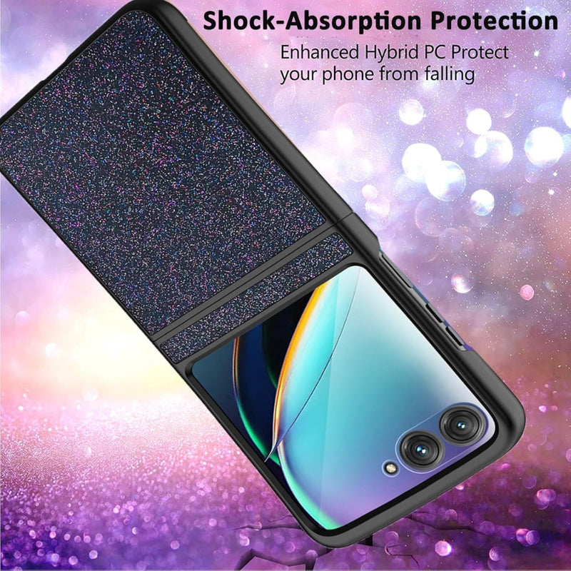 Load image into Gallery viewer, Motorola Razr 40 Ultra - Glitter Sparkly Silicone Full Coverage Shockproof Phone Case - Polar Tech Australia