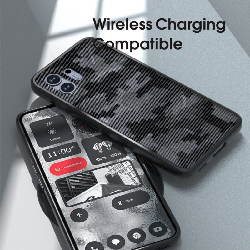 Chargez l'image dans la visionneuse de la galerie, Nothing Phone (2) - IBMRS Camouflage Shockproof Transparent Matte Phone Case - Polar Tech Australia