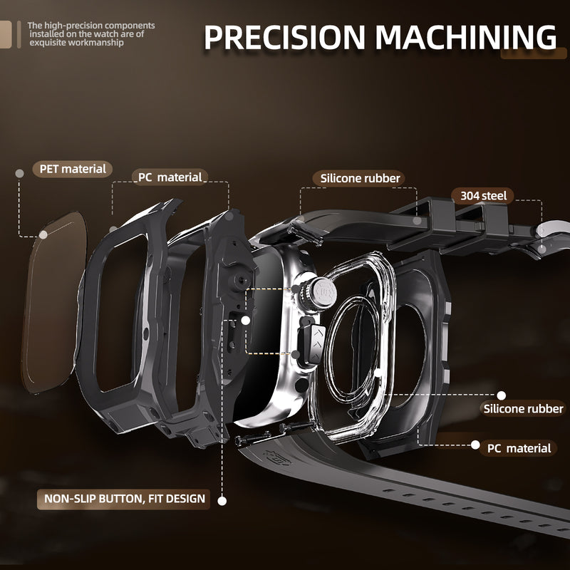 Cargue la imagen en el visor de la galería, Apple Watch Ultra 1/2 49mm Full Covered Water Proof Portection Heavy Duty Life Proof Case - Polar Tech Australia