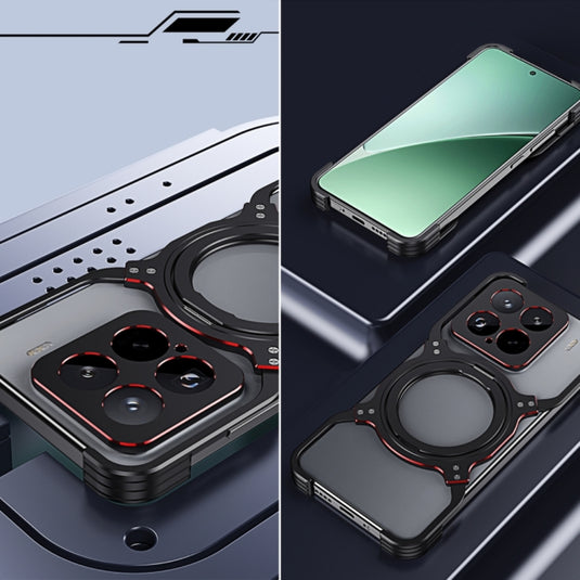 Xiaomi Mi 15 Pro - Mechanical Arm Borderless MagSafe Holder Metal Phone Case - Polar Tech Australia