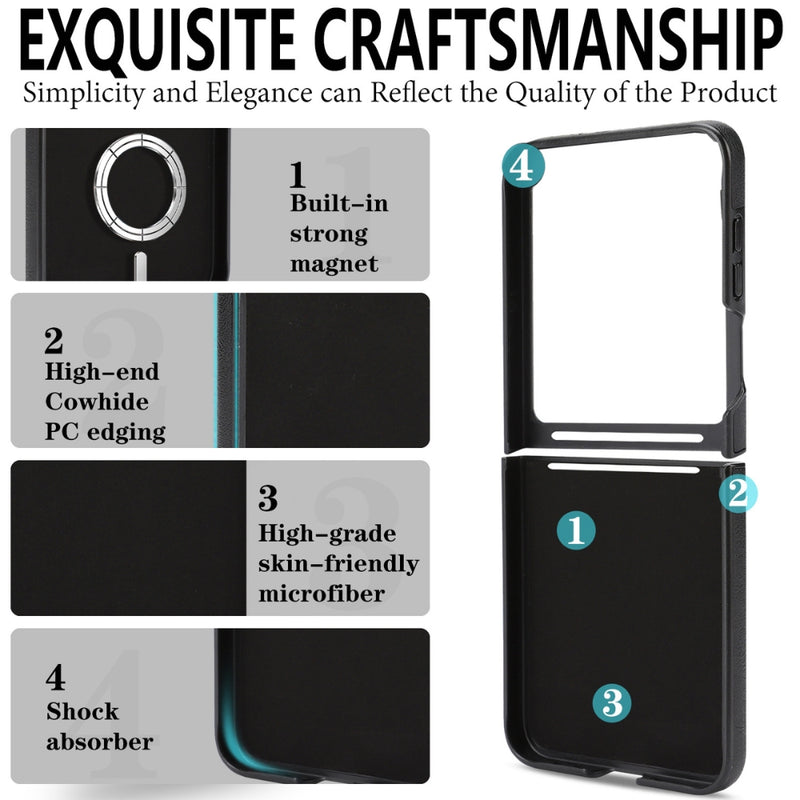 Load image into Gallery viewer, Samsung Galaxy Z Flip8 5G - MagSafe Magnetic Wallet Phone Case with Side Card Holder