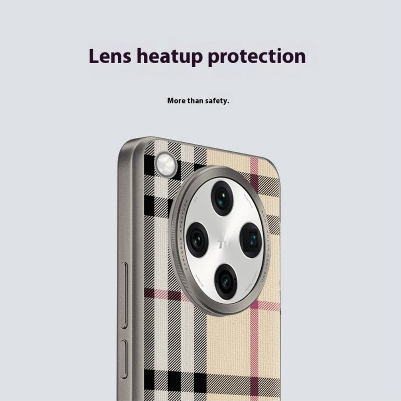 Load image into Gallery viewer, OPPO Find X8 Ultra (PKJ110, PKU110) - Electroplated Trendy Brand Plain Leather Fashion Phone Case - Polar Tech Australia