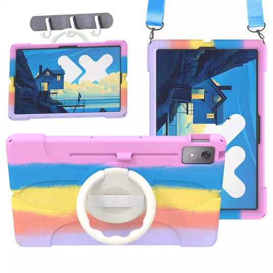 Lenovo Idea Tab Pro 12.7" 2025 (TB373FU/TB375FC) - Soft Silicone 360° Rotating Wristband Stand Shockproof Case - Polar Tech Australia