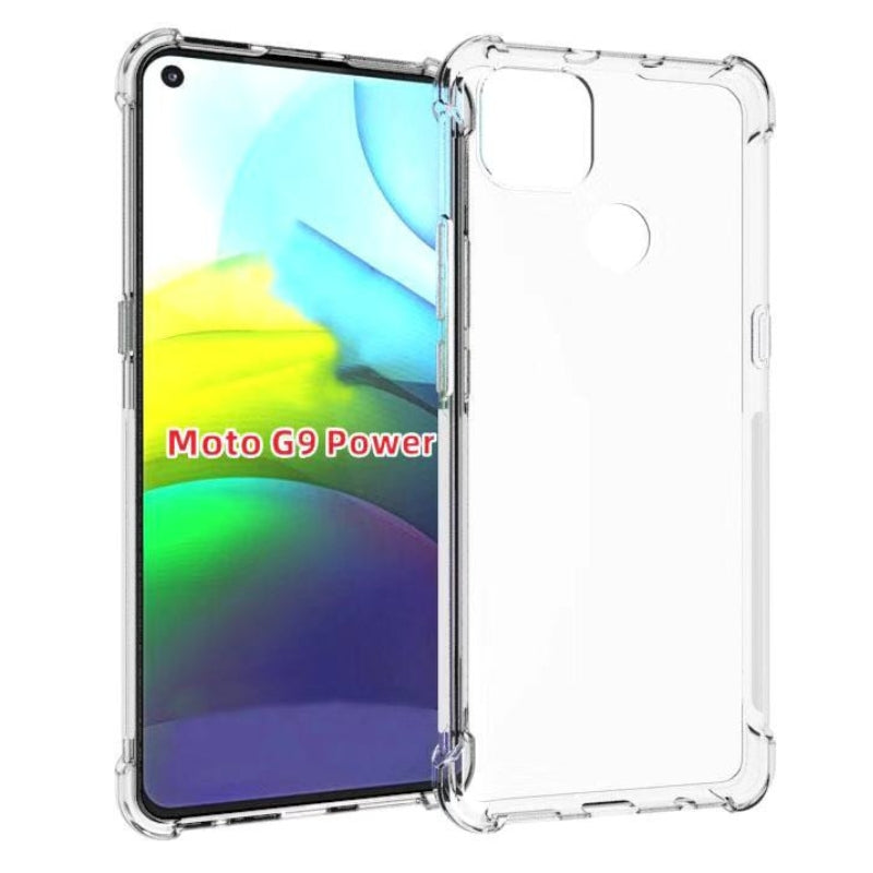 Chargez l'image dans la visionneuse de la galerie, Motorola Moto G9 Power - AirPillow Cushion Transparent Soft Clear TPU Four Corners Protective Case - Polar Tech Australia
