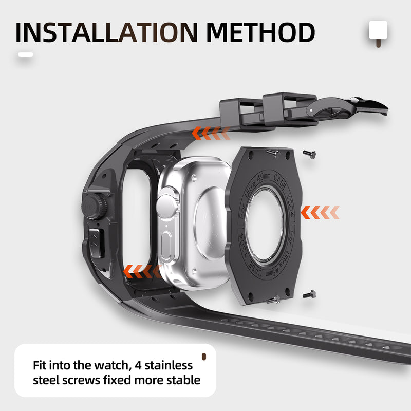 Cargue la imagen en el visor de la galería, Apple Watch Ultra 1/2 49mm Full Covered Water Proof Portection Heavy Duty Life Proof Case - Polar Tech Australia