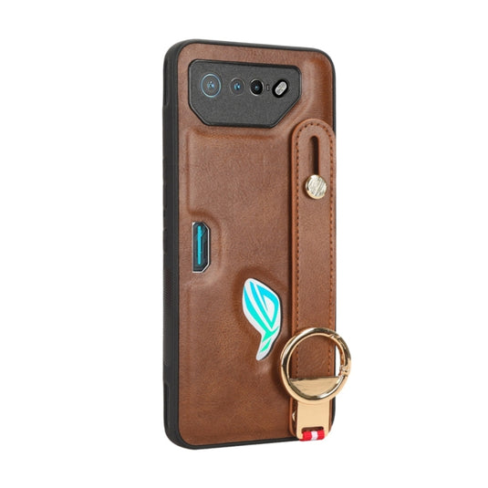 Asus ROG Phone 5 - Wristband Leather Back Phone Case - Polar Tech Australia