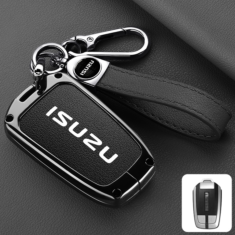 Chargez l'image dans la visionneuse de la galerie, Isuzu Aluminum Alloy Shockproof Car Key Case Cover for D-Max, MU-X, Lingtuo, Ruimai