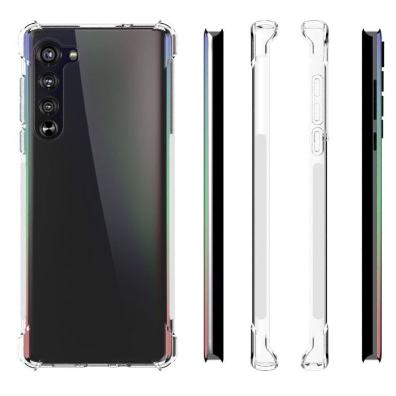 Cargue la imagen en el visor de la galería, Motorola Moto E6s 2020 - AirPillow Cushion Transparent Soft Clear TPU Four Corners Protective Case - Polar Tech Australia