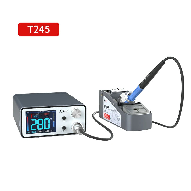 Cargue la imagen en el visor de la galería, AiXun T3A 200W Temperature Controlled Quick Soldering Station – Precision, Speed, and Efficiency - Polar Tech Australia