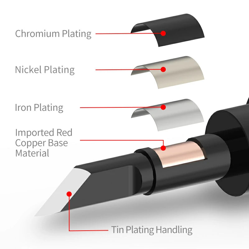 Cargue la imagen en el visor de la galería, AiXun 936 High-Level Lead-Free Soldering Iron Tips for T3A Soldering Station - Polar Tech Australia