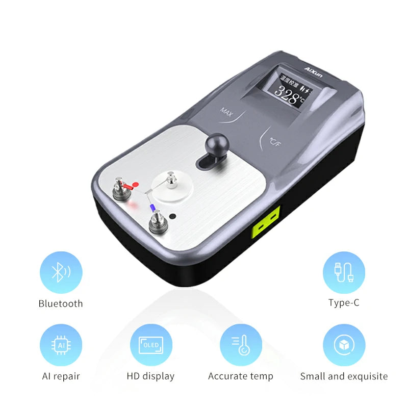 Chargez l'image dans la visionneuse de la galerie, AiXun DT01 OLED Smart Digital Display Thermometer – Precision Temperature Tester for Soldering & Electronics Repair - Polar Tech Australia
