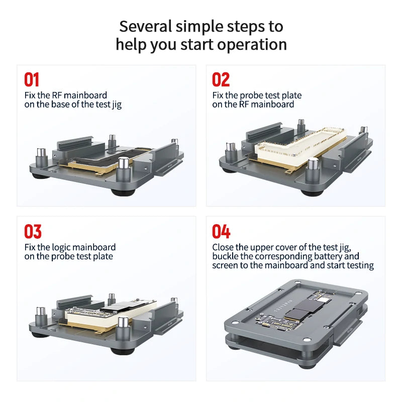 Cargue la imagen en el visor de la galería, AiXun FC12 Mainboard Layered Test Jig – Precise Positioning for iPhone 12 Series - Polar Tech Australia