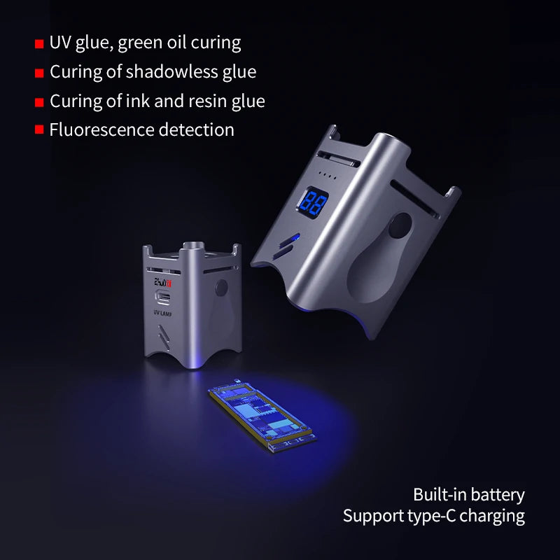 Chargez l'image dans la visionneuse de la galerie, AiXun Hurricane UV Lamp – 2-in-1 Mobile Repair UV Curing Lamp with Fan - Polar Tech Australia