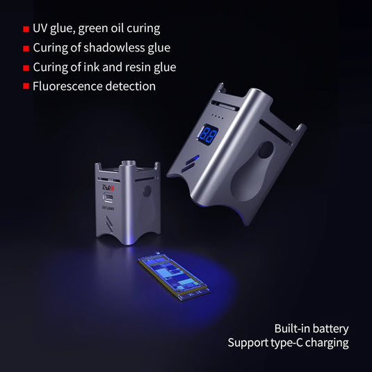 AiXun Hurricane UV Lamp – 2-in-1 Mobile Repair UV Curing Lamp with Fan - Polar Tech Australia
