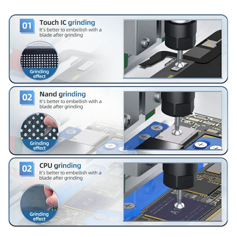 Cargue la imagen en el visor de la galería, AiXun 2nd Gen Chip Grinding Machine for Touch IC, NAND, and CPU Polishing – Precision and Efficiency - Polar Tech Australia